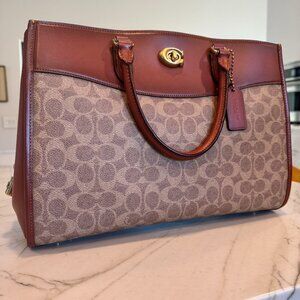 Coach Brooke Carryall Bag In Signature Canvas New With Out Tags NWOT